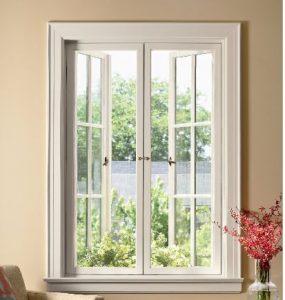 Marvin french casement windows with screens