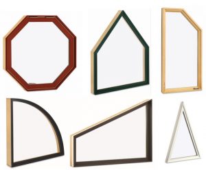 Varieties of special shape windows at AWD