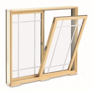 Tilt open glider sliding window for cleaning